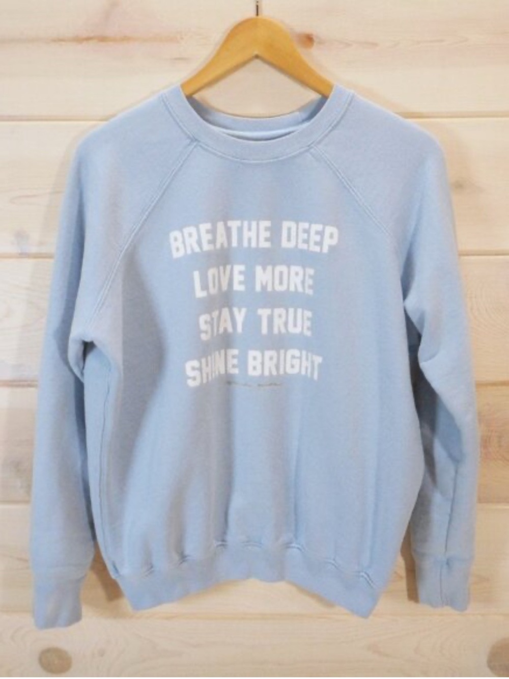 Spiritual Gangster Light Blue Sweatshirt 
Size Small